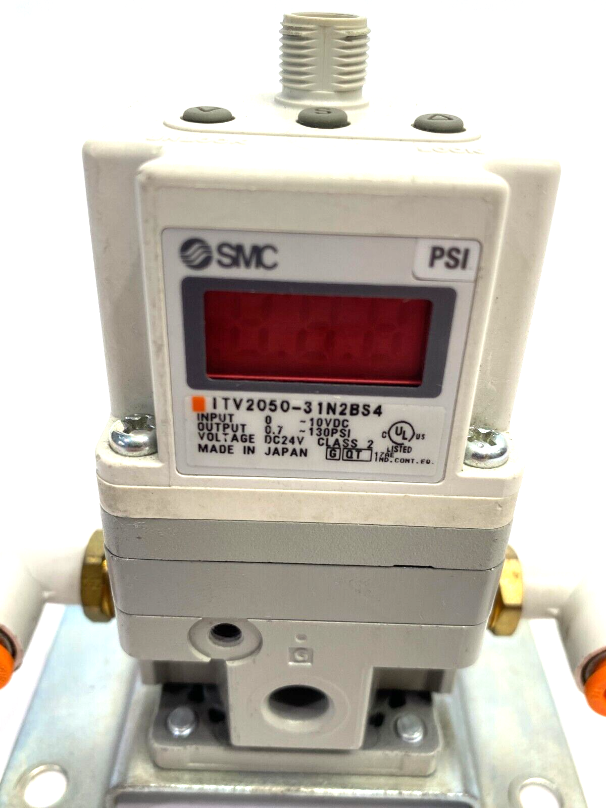 SMC ITV2050-31N2BS4 Electro-Pneumatic Regulator 0-10VDC 0.7-130psi - Maverick Industrial Sales