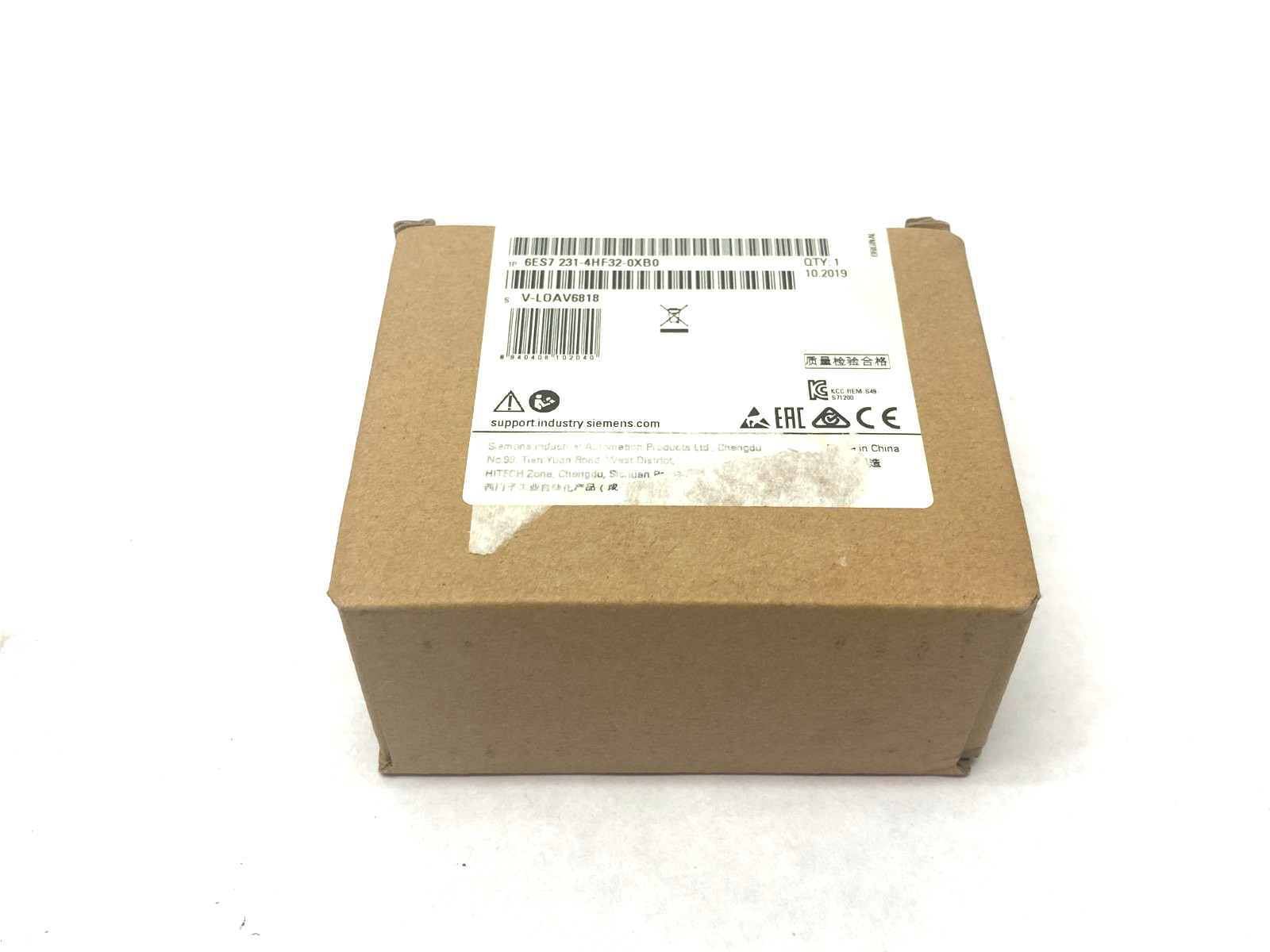 Siemens 6ES7 231-4HF32-0XB0 SIMATIC S7-1200 Analog Input Module SM1231 8x13 Bit - Maverick Industrial Sales