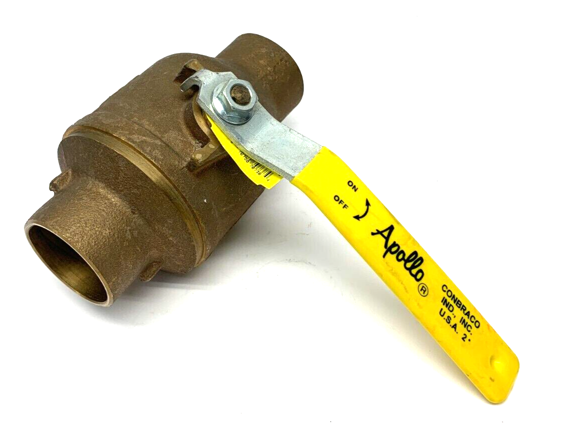 Apollo Conbraco 77-208-01 Bronze Full Port Solder Valve 2" Ball Valve - Maverick Industrial Sales