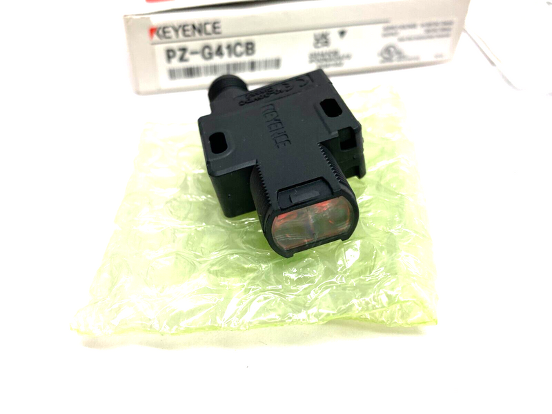 Keyence PZ-G41CB Long-Range Diffuse Reflective Sensor w/ Locking Nut - Maverick Industrial Sales