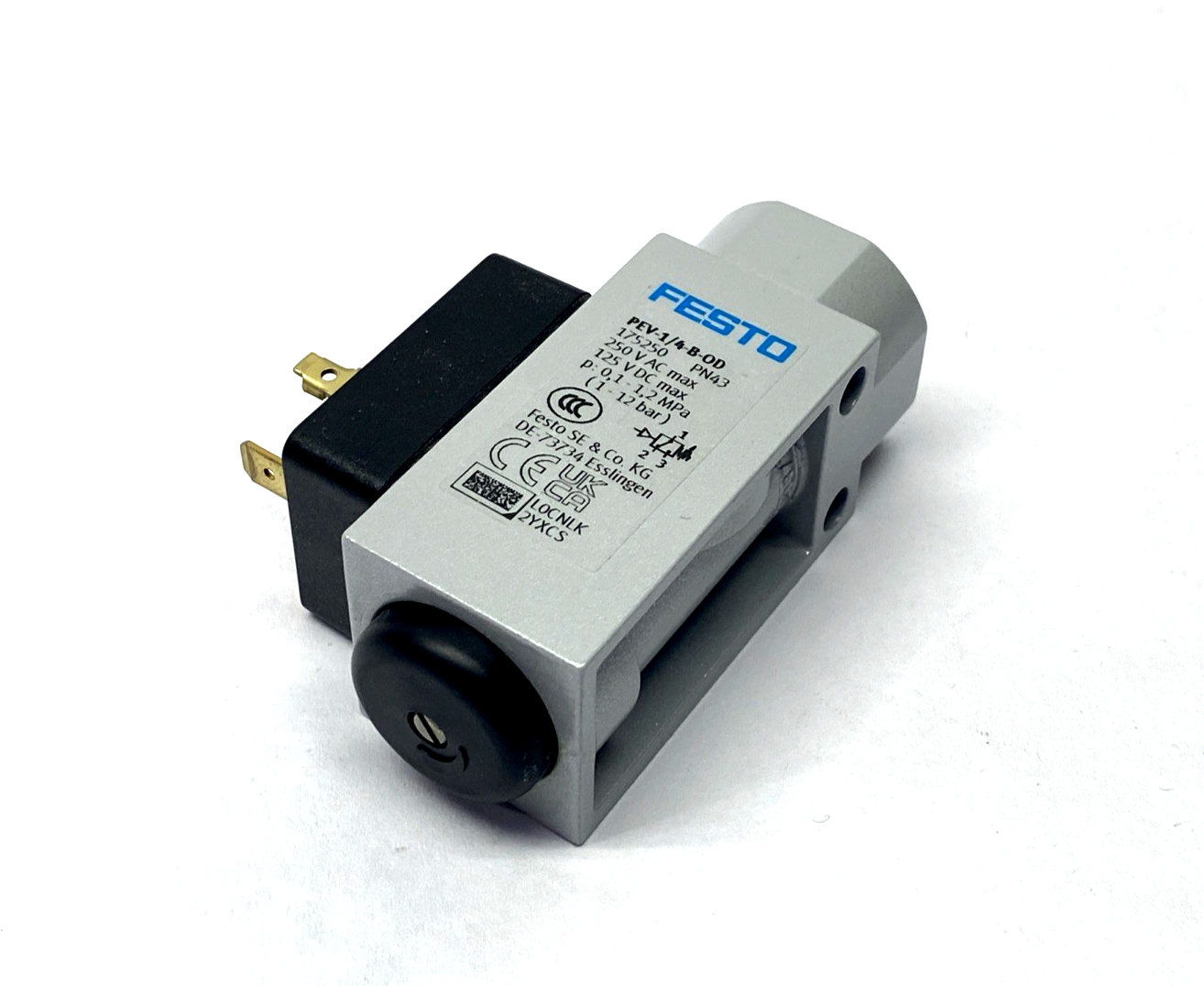 Festo PEV-1/4-B-OD Pressure Switch 175250 - Maverick Industrial Sales