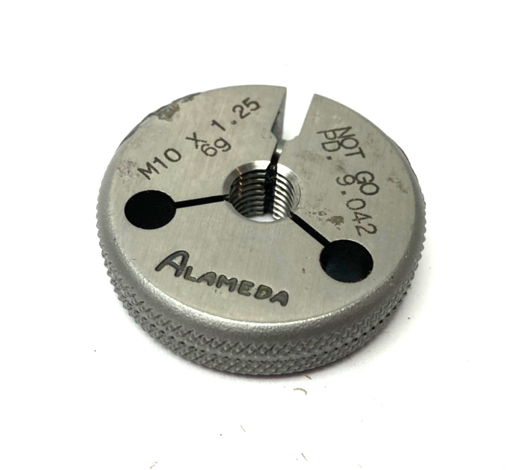 Alameda M10 x 1.25-6G Threaded Ring Gauge NOT GO PD 9.042 - Maverick Industrial Sales