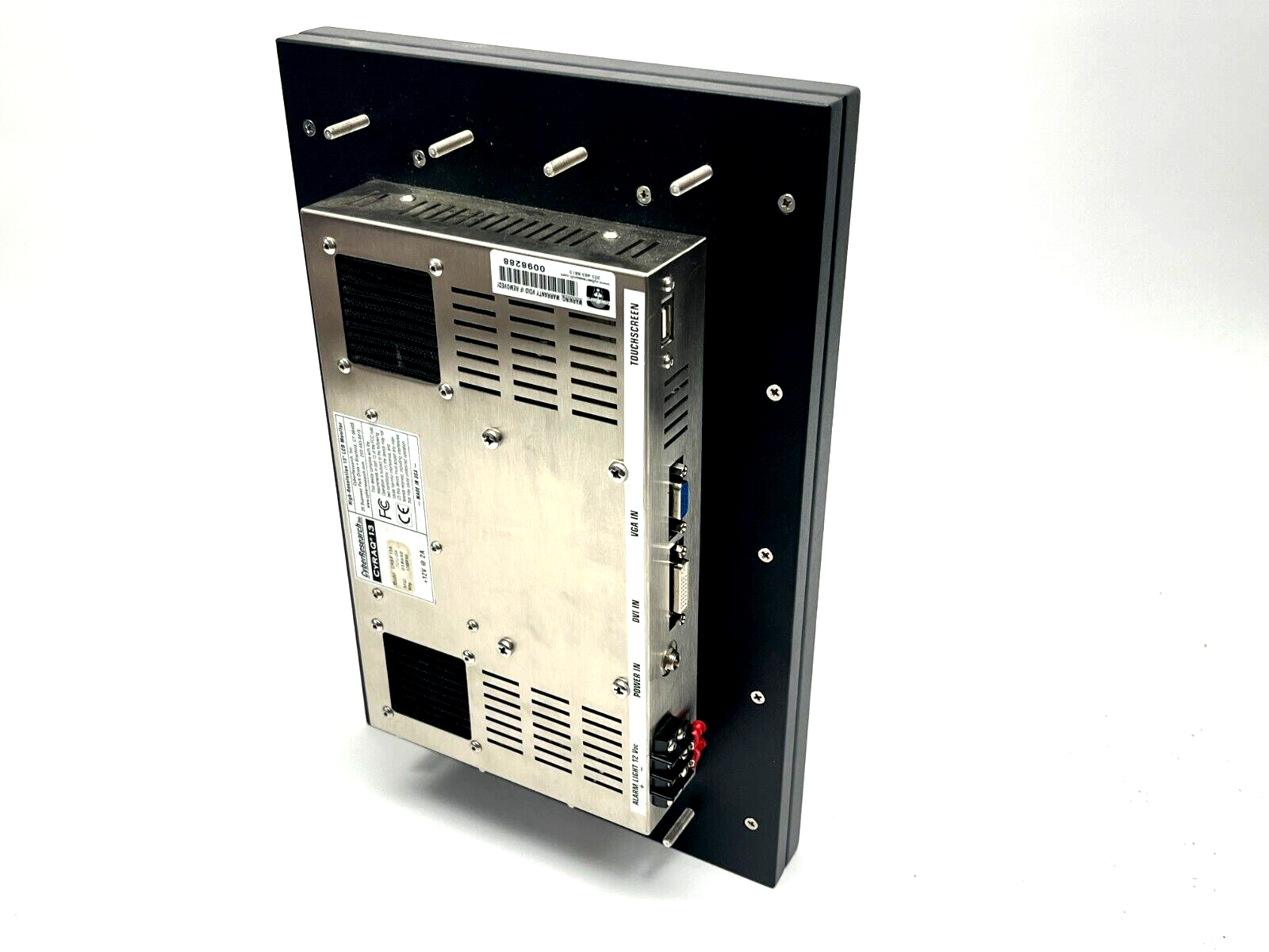 Cyber Research CRBF 13A-TCU-DA CYRAQ 13 High Resolution 13" LCD Touch Monitor - Maverick Industrial Sales