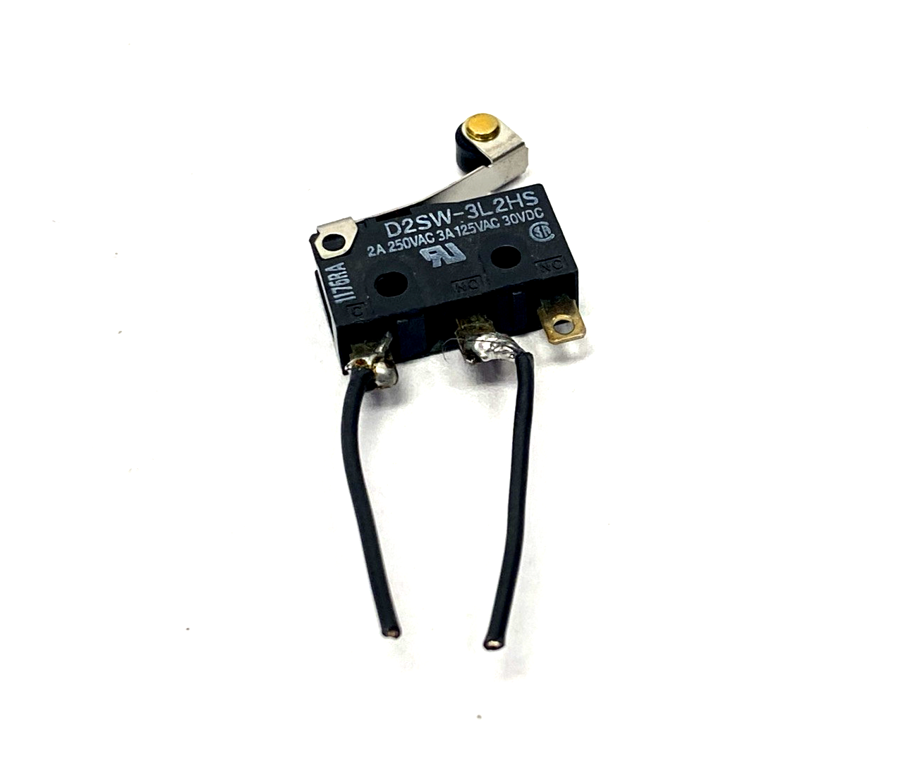 Omron D2SW-3L2HS Hinged Roller Lever Snap Action Switch SPDT LOT OF 4 - Maverick Industrial Sales