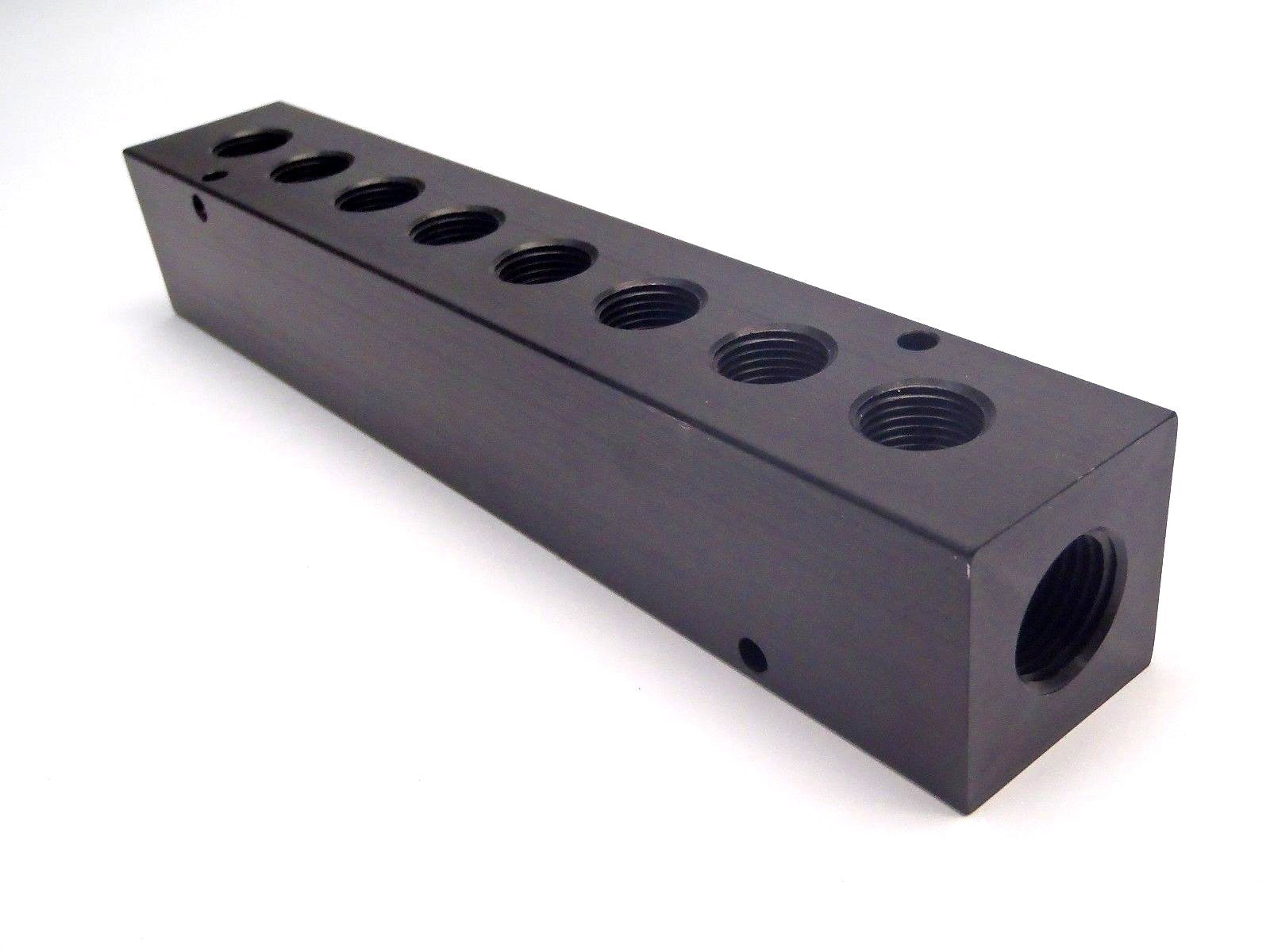 Bond Fluidaire AM-5-8 Manifold Block Approx. 8-11/16” L 2 Inlet 8 Outlet - Maverick Industrial Sales