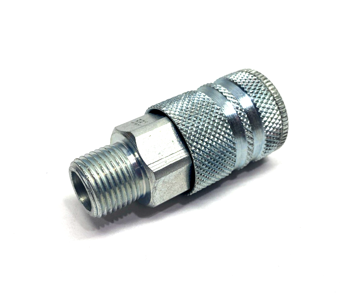 Coilhose 581 Industrial Quick Coupler/Fitting 3/8" Body x 3/8" Male NPT LOT OF 2 - Maverick Industrial Sales