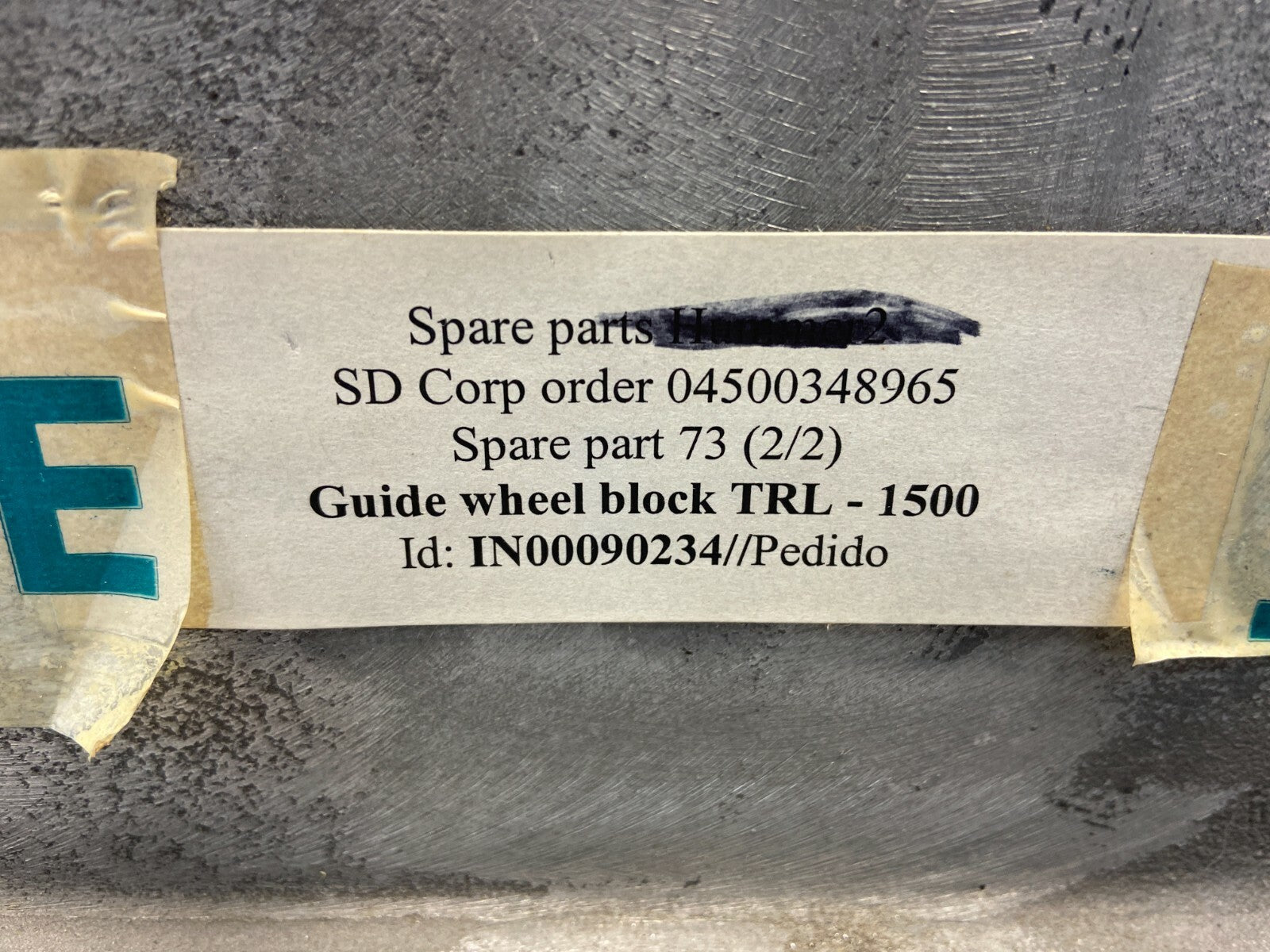 Guide Wheel Block TRL 1500 Aluminum 5-1/2" x 8"V 16" OAL 12" Width - Maverick Industrial Sales