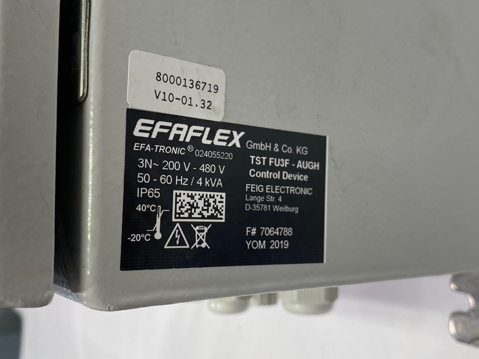 FEIG Electronic TST FU3F-AUGH 3-Phase Door Control Unit 3x200V-480V - Maverick Industrial Sales