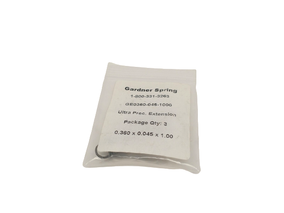Gardner Spring GE0360-045-1000 Ultra Prec. Extension .36" x .045" x 1" 3 PACK - Maverick Industrial Sales