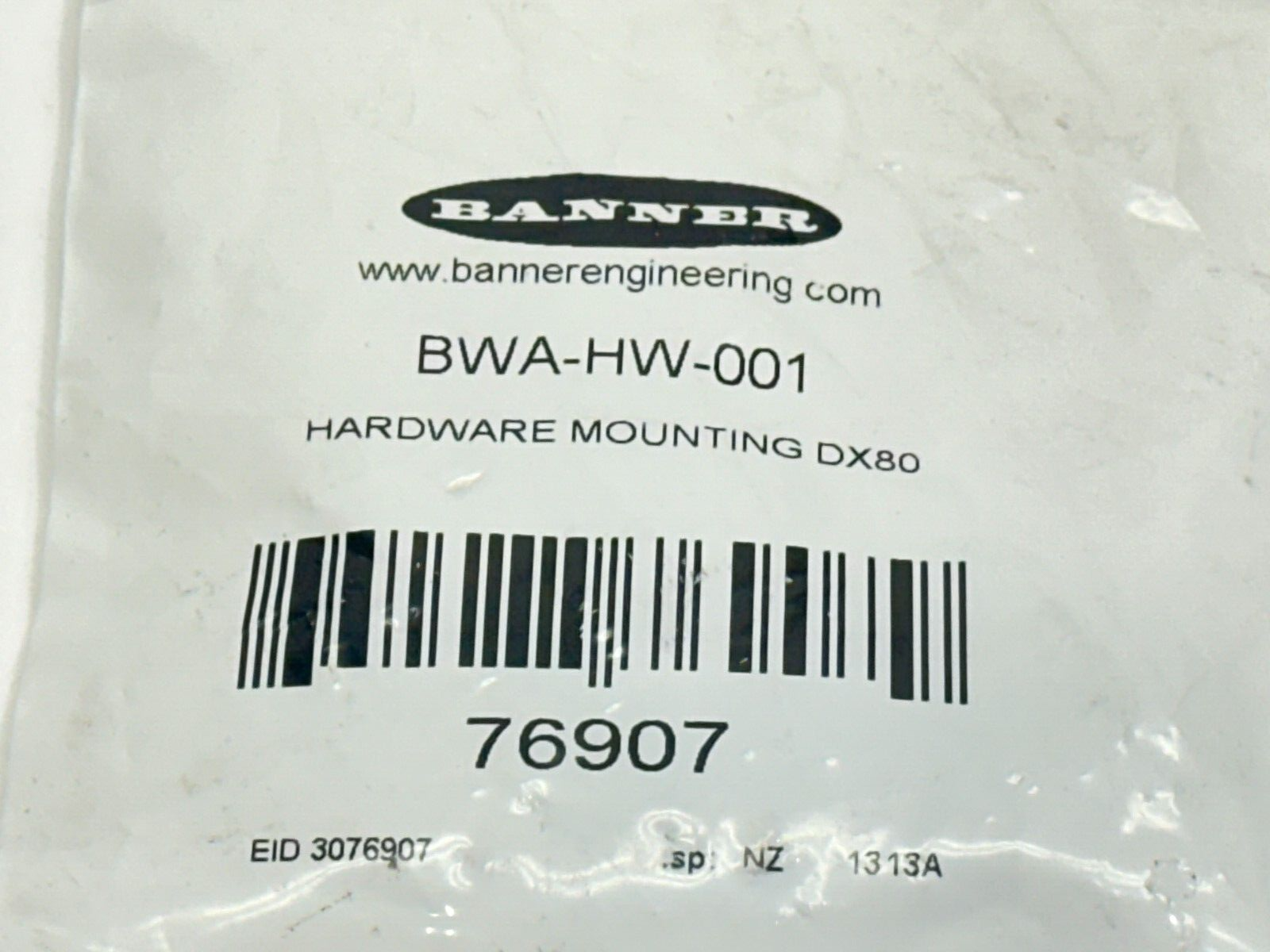 Banner BWA-HW-001 76907 Hardware Mounting Pack DX80 - Maverick Industrial Sales