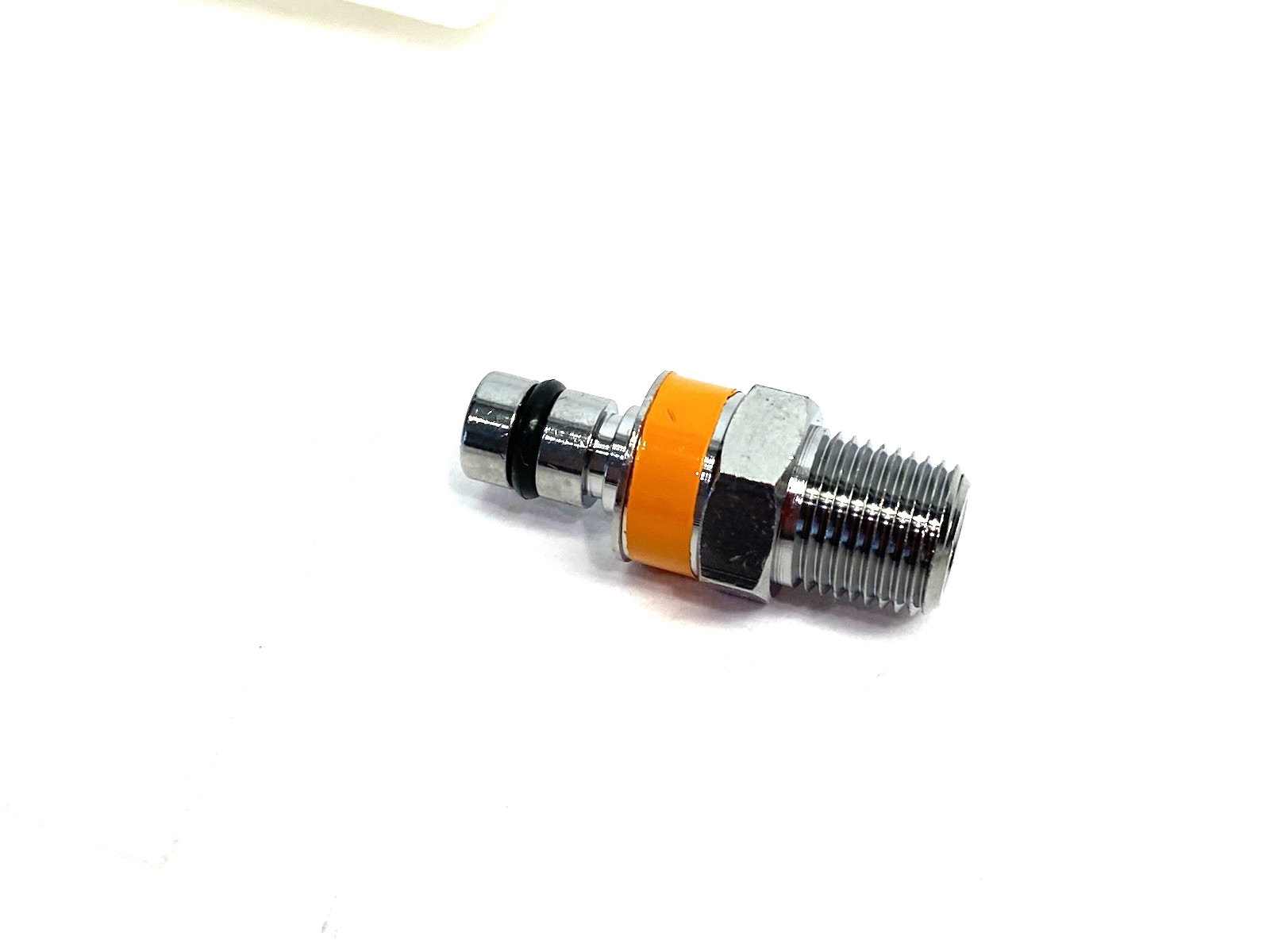 FT-MC24-02-K2 | Omega Chrome-Plated Brass Quick Coupling Insert, Orange, 1/8" NPT - New - Maverick Industrial Sales