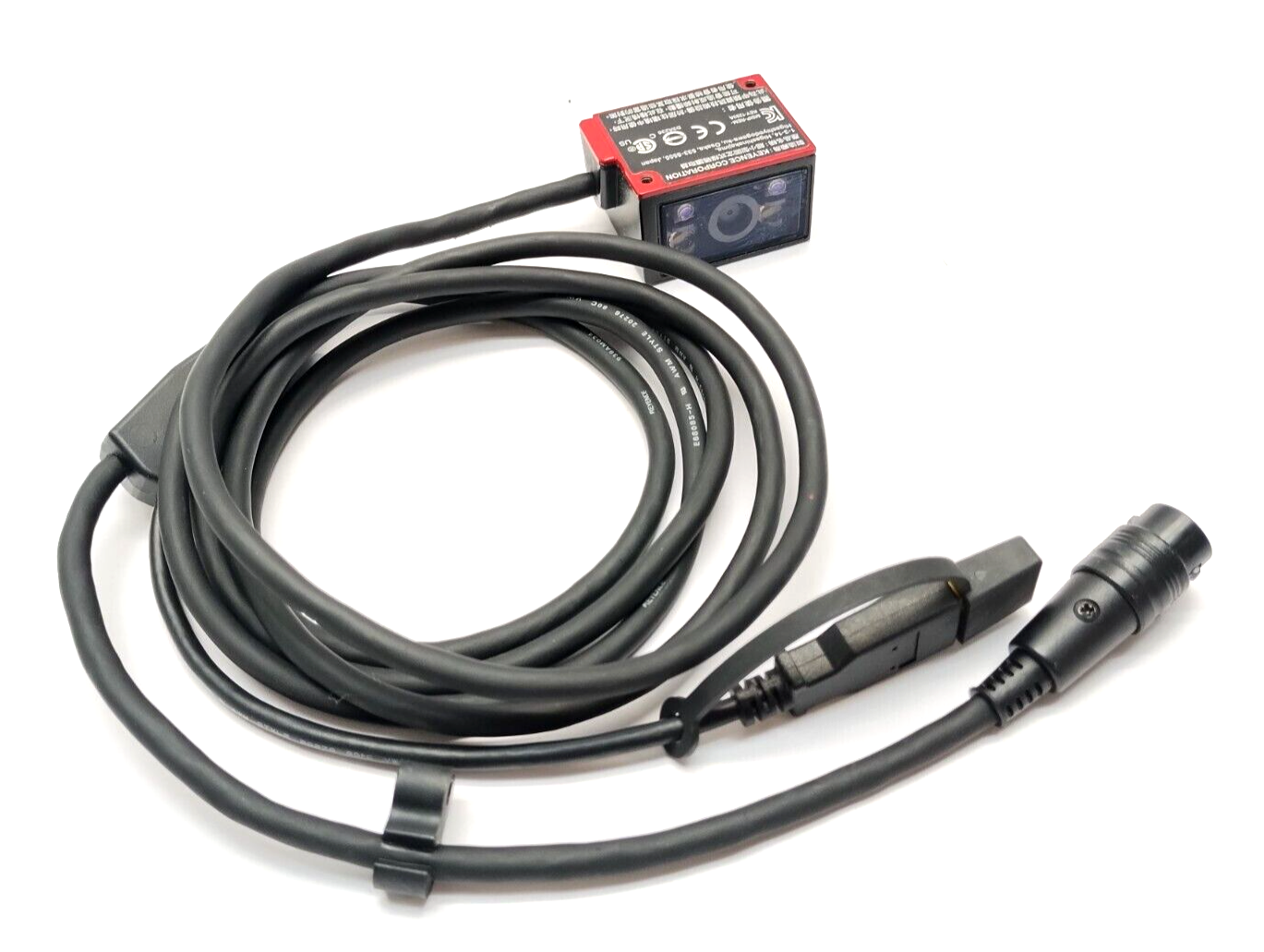 SR-710 | Keyence Ultra-compact, Fixed Type Code Reader - Used - Maverick Industrial Sales