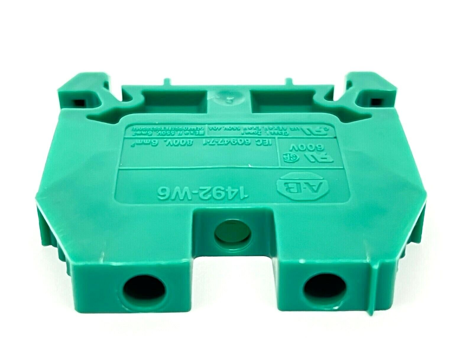 Allen Bradley 1492-W6-G Ser C Terminal Blocks Green LOT OF 2 - Maverick Industrial Sales