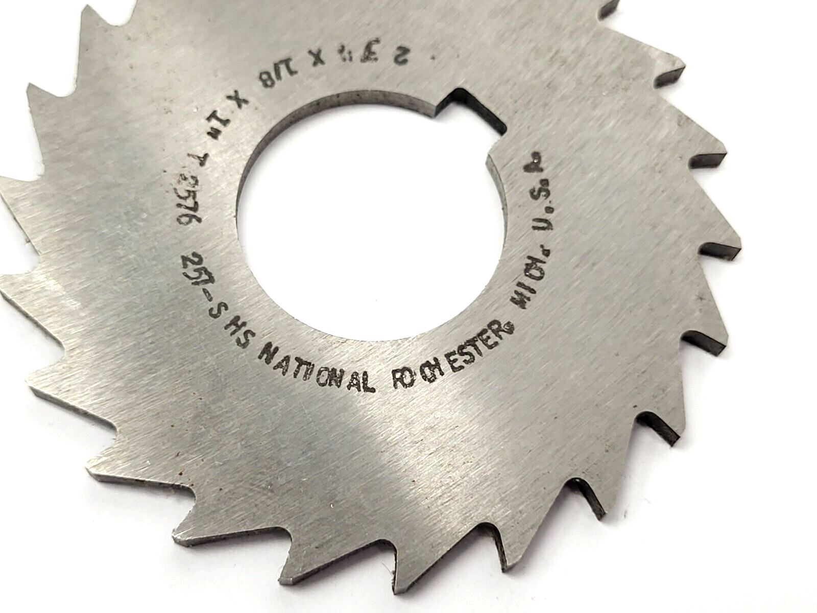 National HS T-2755 Half Side Milling Cutter 257-S 2-3/4 x 1/8 x 1" - Maverick Industrial Sales