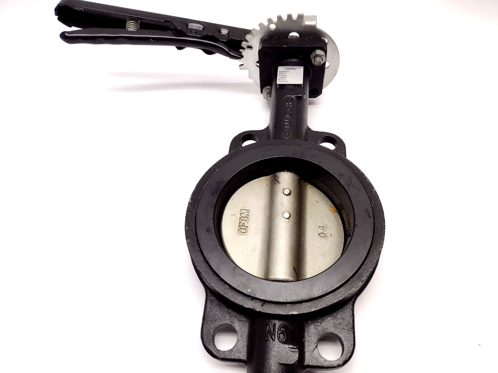 Crane WCB4 4 Inch Butterfly Valve E-11 CF8M - Maverick Industrial Sales