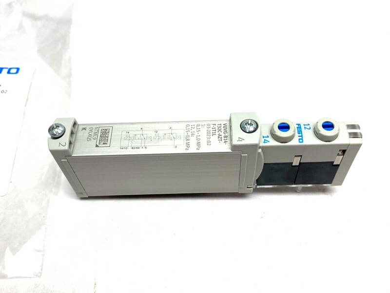 Festo VUVG-B14-T32C-AZT-F-1T1L Solenoid Valve 0.15~0.1MPa 573476 - Maverick Industrial Sales