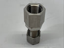 Swagelok SS-810-71-8 Bulkhead Female Connector 1/2" Tube OD x 1/2" Female NPT - Maverick Industrial Sales