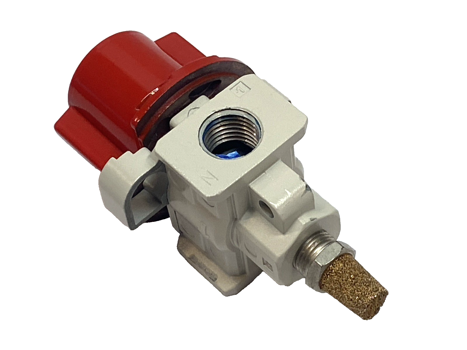 SMC VHS20-N028-Z Pneumatic Pressure Relief Valve 3-Port Hand Valve 1/4" NPT - Maverick Industrial Sales