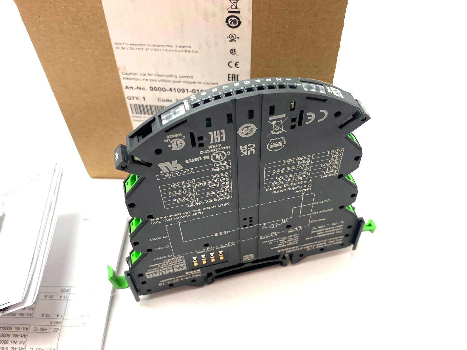 Murrelektronik 9000-41091-0101000 Mico Pro Electronic Circuit Protector 24VDC - Maverick Industrial Sales