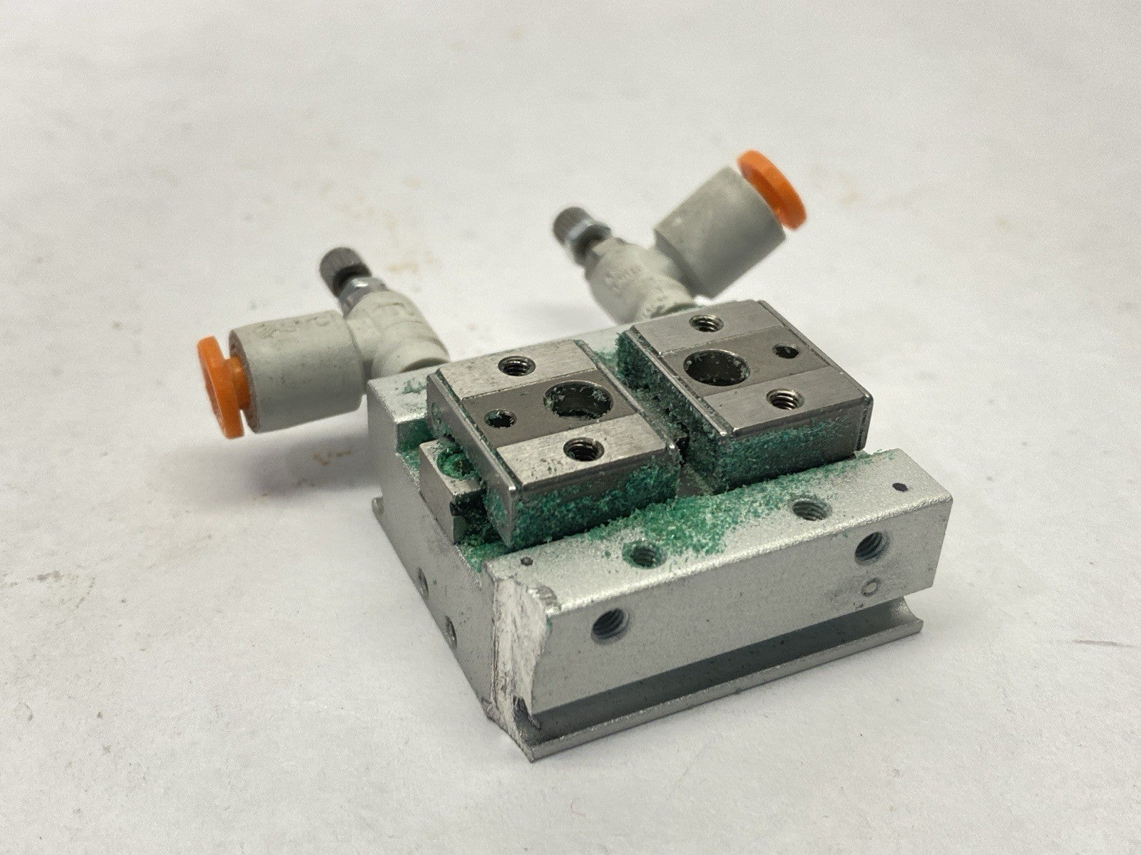 MHF2-8DR | SMC Pneumatic Gripper 8mm Bore Short Stroke - For parts or not working - Maverick Industrial Sales