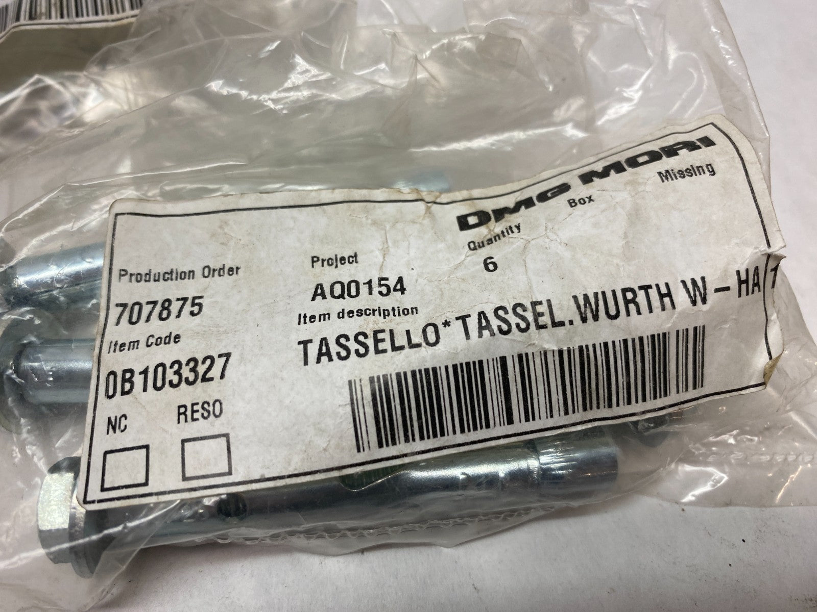 0B103327 | DMG Mori Hardware Screws LOT OF 4 - New - Maverick Industrial Sales