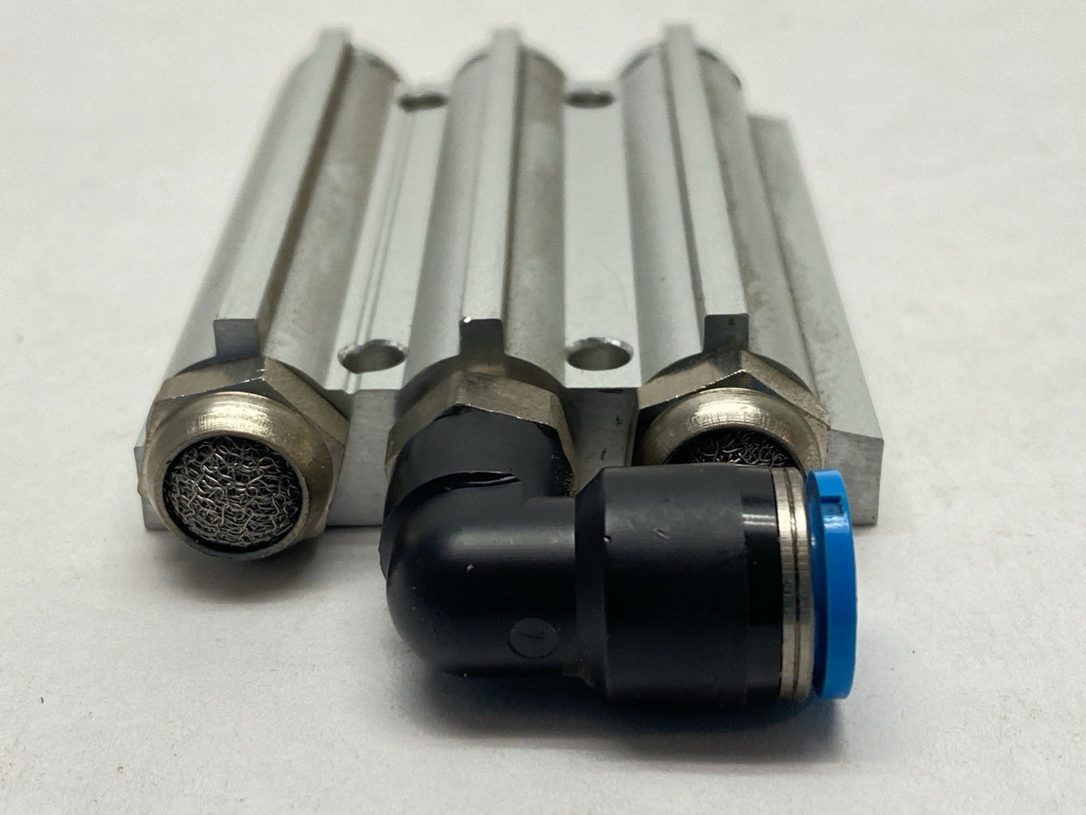Festo VABM-L1-14S-G14-4 Manifold Rail Pneumatic Valve Base 566620 - Maverick Industrial Sales