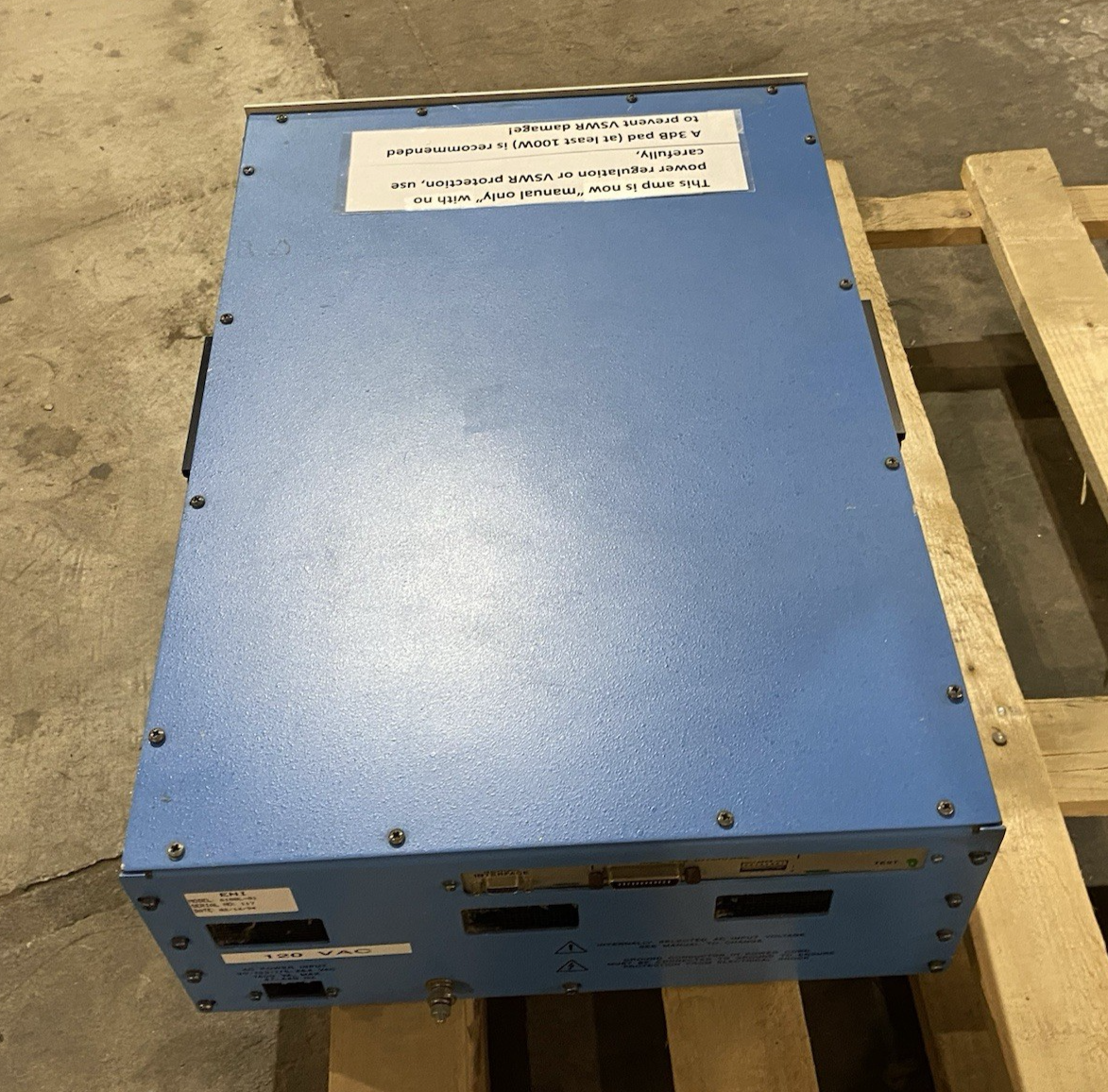 6100L-01 | ENI RF Amplifier Unit 400-1000MHz, 100W - Used - Maverick Industrial Sales
