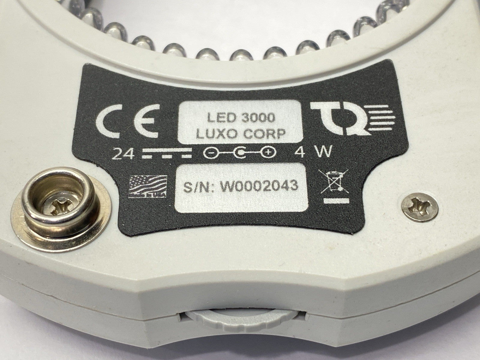 LED3000 | Luxo Microscope LED Ring Light NO POWER SUPPLY - Used - Maverick Industrial Sales