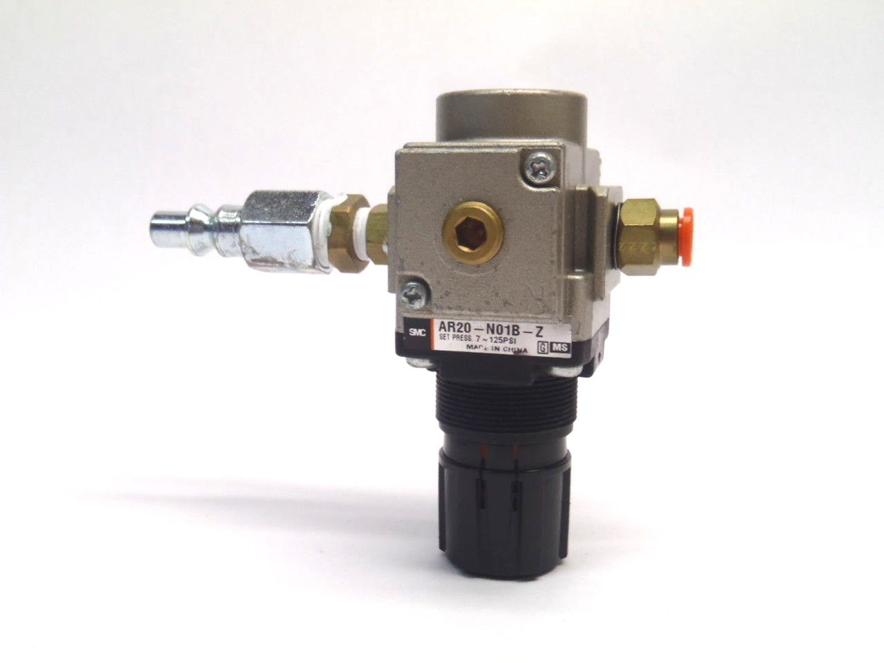 SMC AR20-N01B-Z Pneumatic Regulator 7~125 PSI - Maverick Industrial Sales