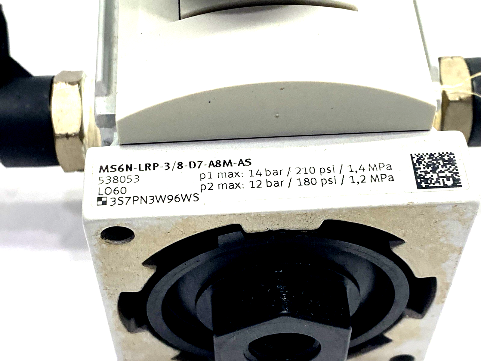 MS6N-LRP-3/8-D7-A8M-AS | Festo Pressure Regulator 3/8" NPT 1/2" Tube OD 538053 - Used - Maverick Industrial Sales