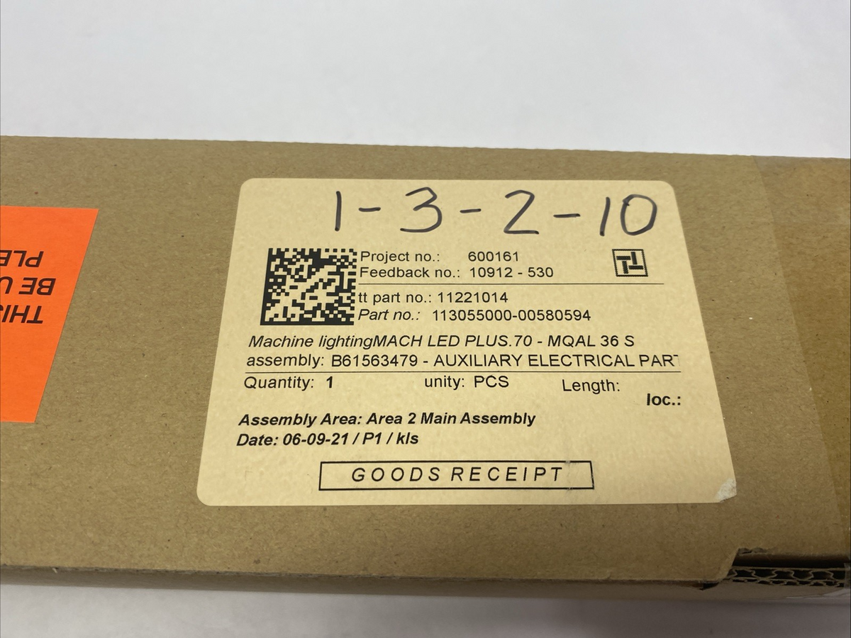 Waldmann 113055000-00580594 Machine Bar Light MACH LED PLUS.seventy MQAL 36 S - Maverick Industrial Sales