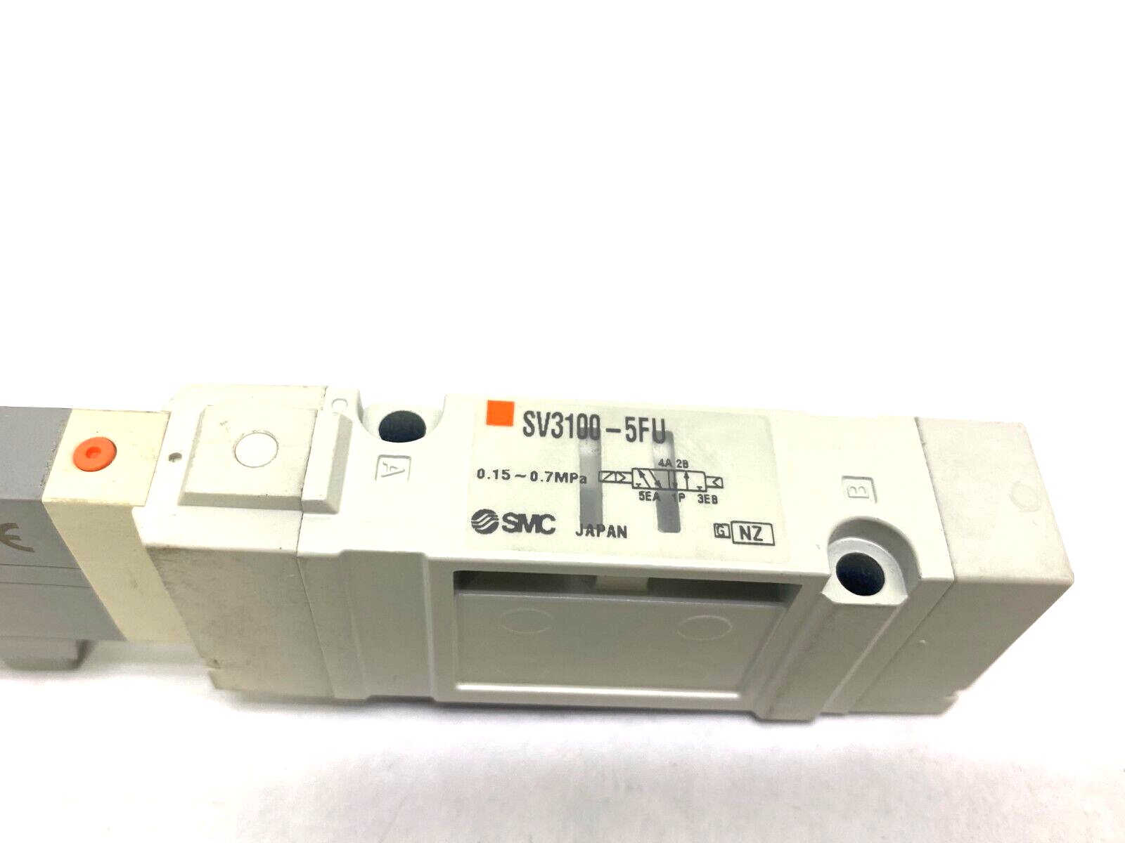 SMC SV3100-5FU 5-Port 2-Position Single Solenoid Valve, 24VDC, 0.15-0.7MPa - Maverick Industrial Sales