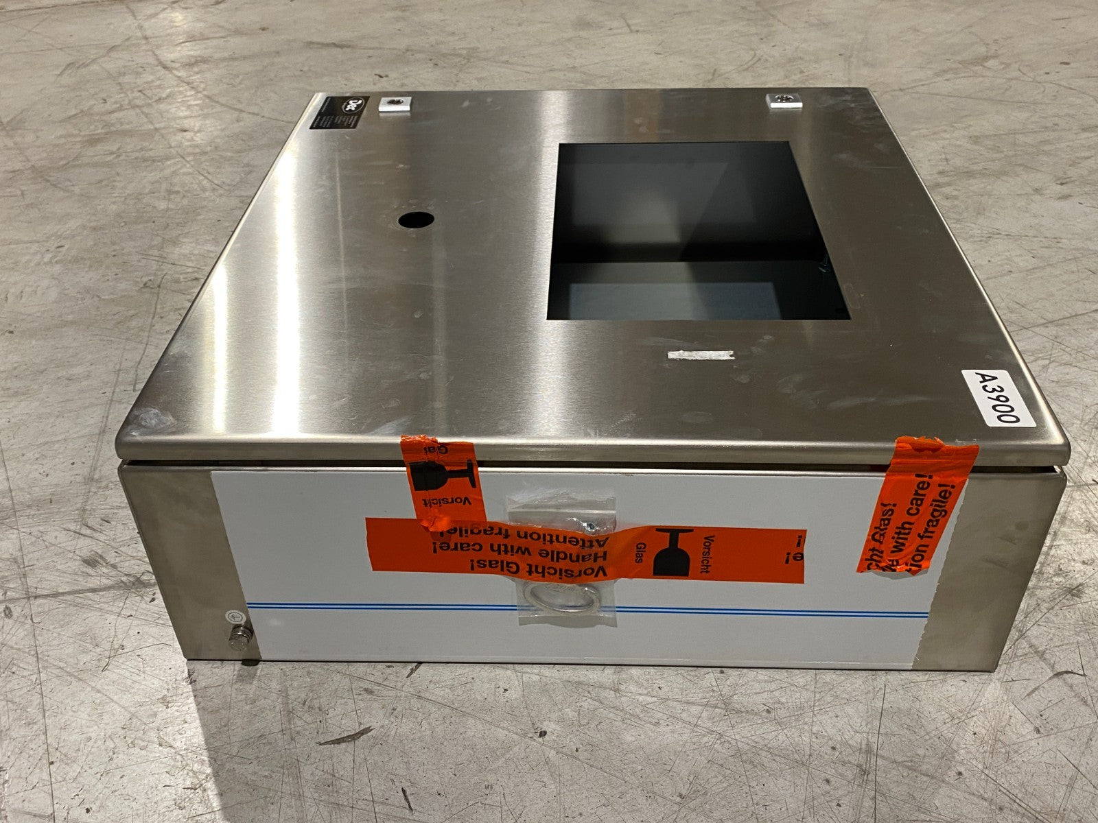 9405600 | Rittal KEL 9405.600 Stainless Steel Enclosure 600x600x210mm HOLE CUT - New – Open box - Maverick Industrial Sales