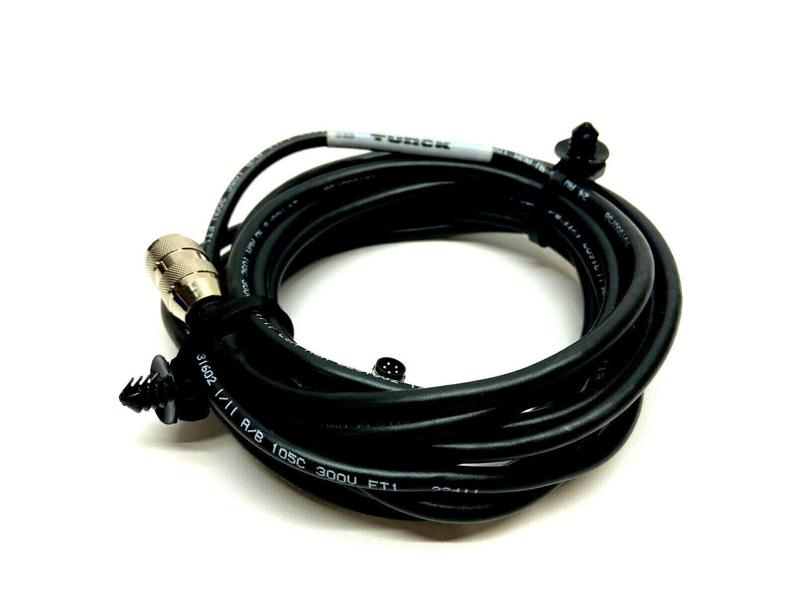 RK 4.5T-4-PSW 5M/S771/CS13558 | Turck U2-20220 Female M12 to Angled M8 Male - Used - Maverick Industrial Sales