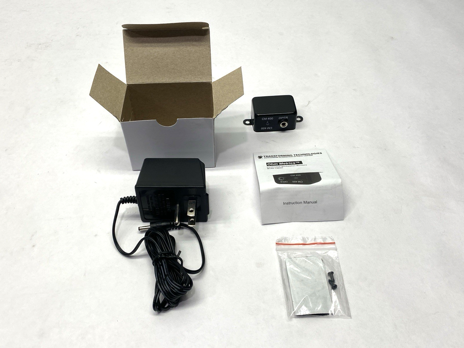 Transforming Technologies CM400 Ohm Metrics Continuous Workstation Monitor - Maverick Industrial Sales
