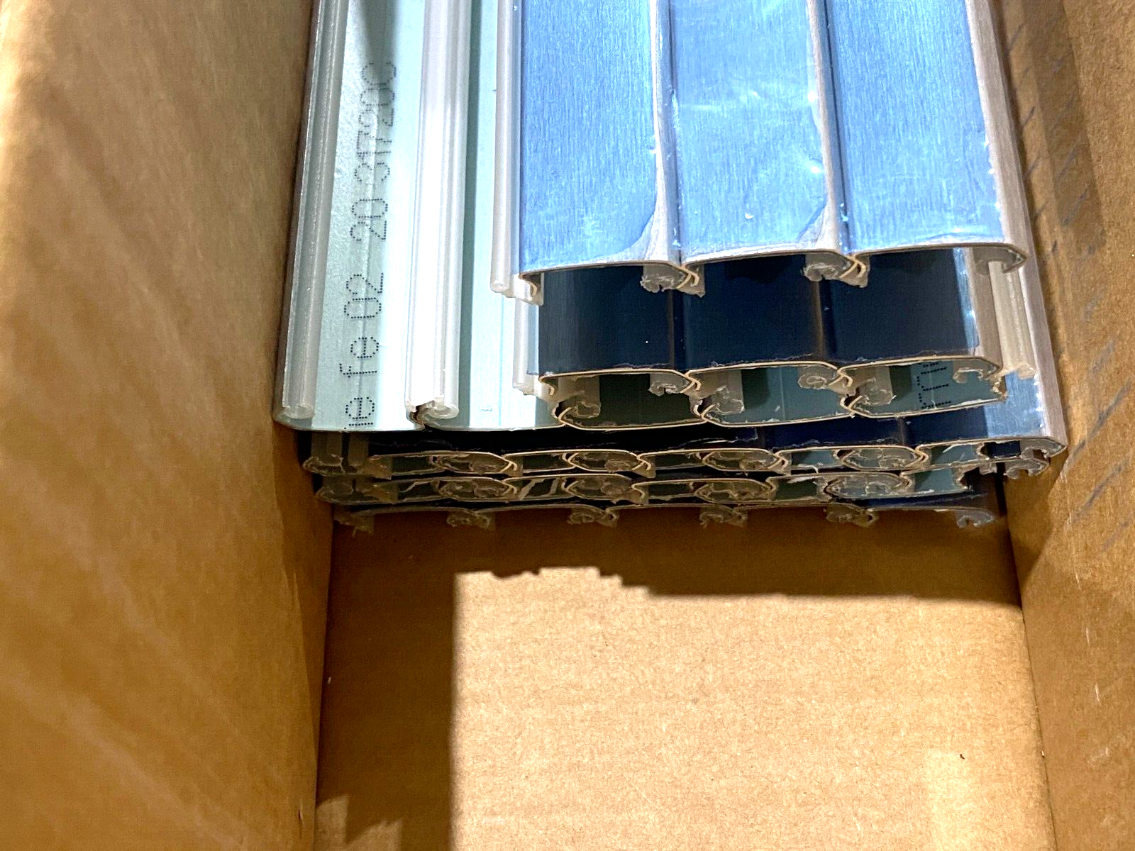 Tambour Door Pieces Kit 98-1/2" Long 360L Brushed Stainless 36 Pieces - Maverick Industrial Sales