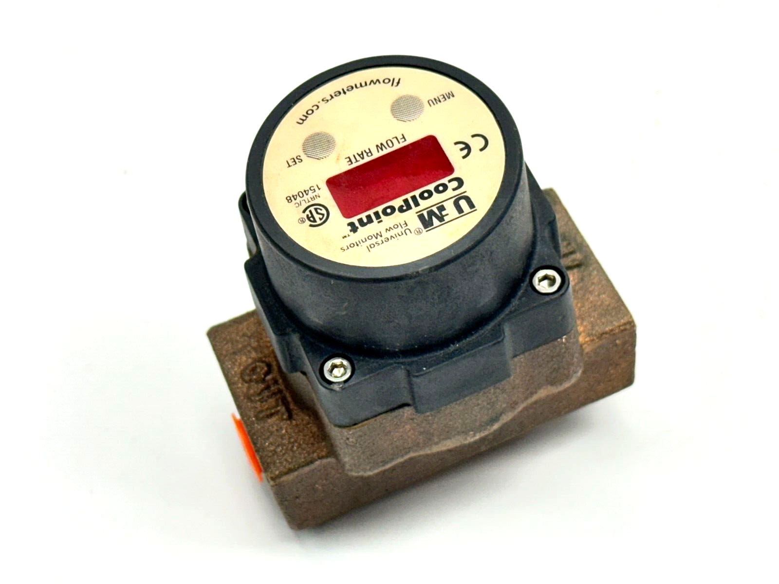 Universal Flow Monitors CP2 CoolPoint Vortex Shedding Flowmeter 30VDC 1/4" NPT - Maverick Industrial Sales