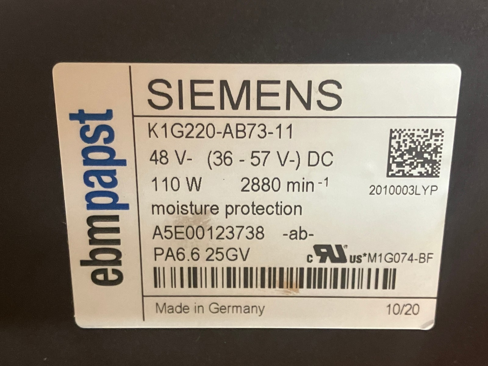 Siemens 6SL3130-7TE28-0AA3 SINAMICS Active Line Module 80 kW DC 510-720V Out - Maverick Industrial Sales