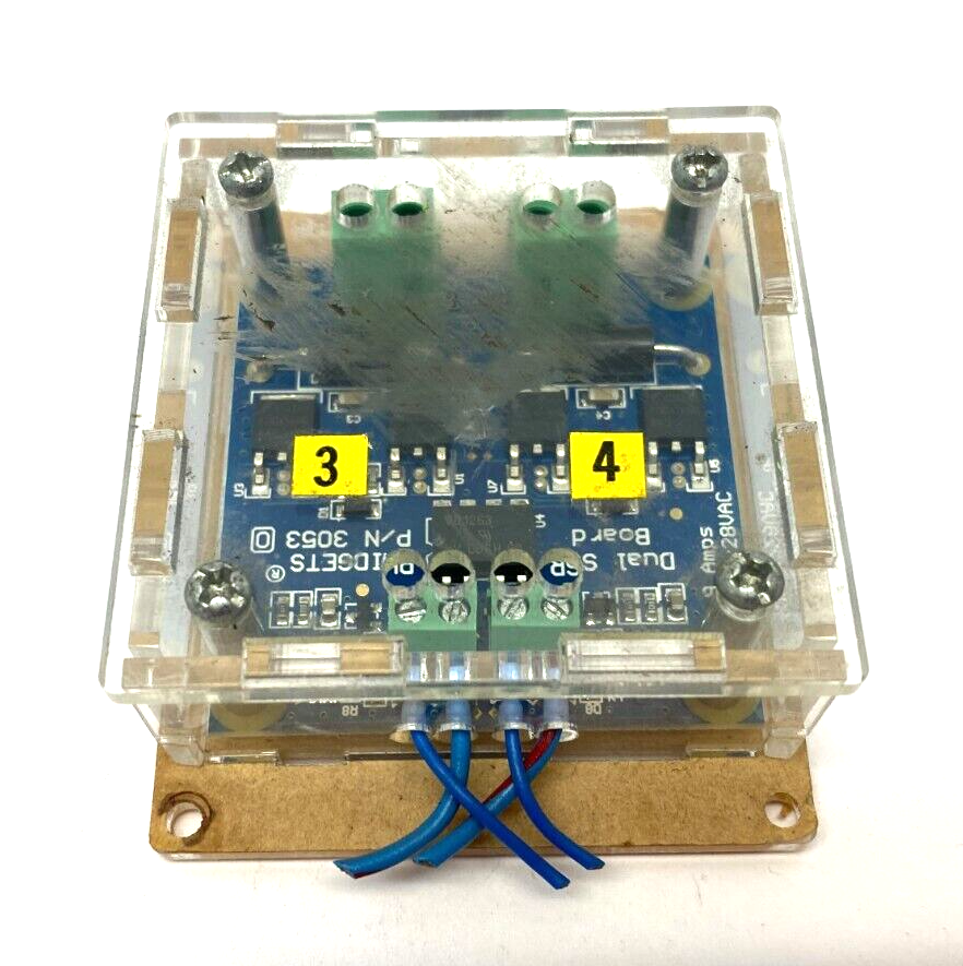 3053_0, 3822_2 | Phidgets 3053_0 Dual SSR Relay Board w/ 3822_2 Acrylic Encolsure - Used - Maverick Industrial Sales