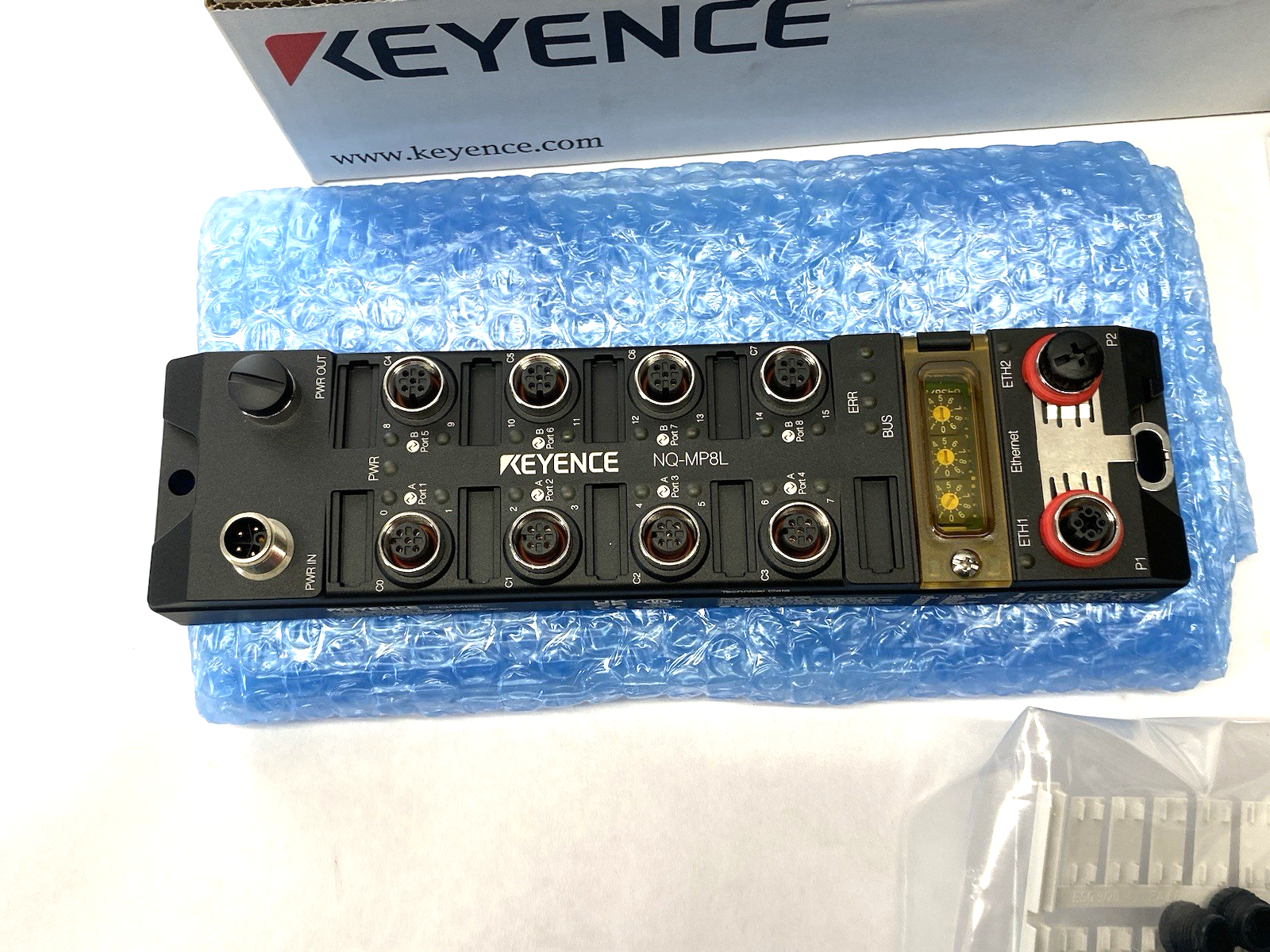 Keyence NQ-M8PL Multi-Protocol Compatible I/O-Link Master Module 8-Port - Maverick Industrial Sales