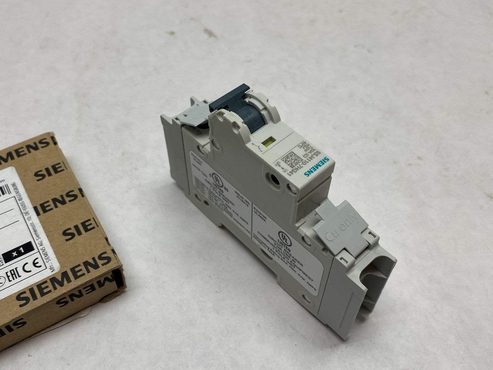 Siemens 5SJ4110-7HG41 Miniature Circuit Breaker 10A 1-Pole C-Char. - Maverick Industrial Sales