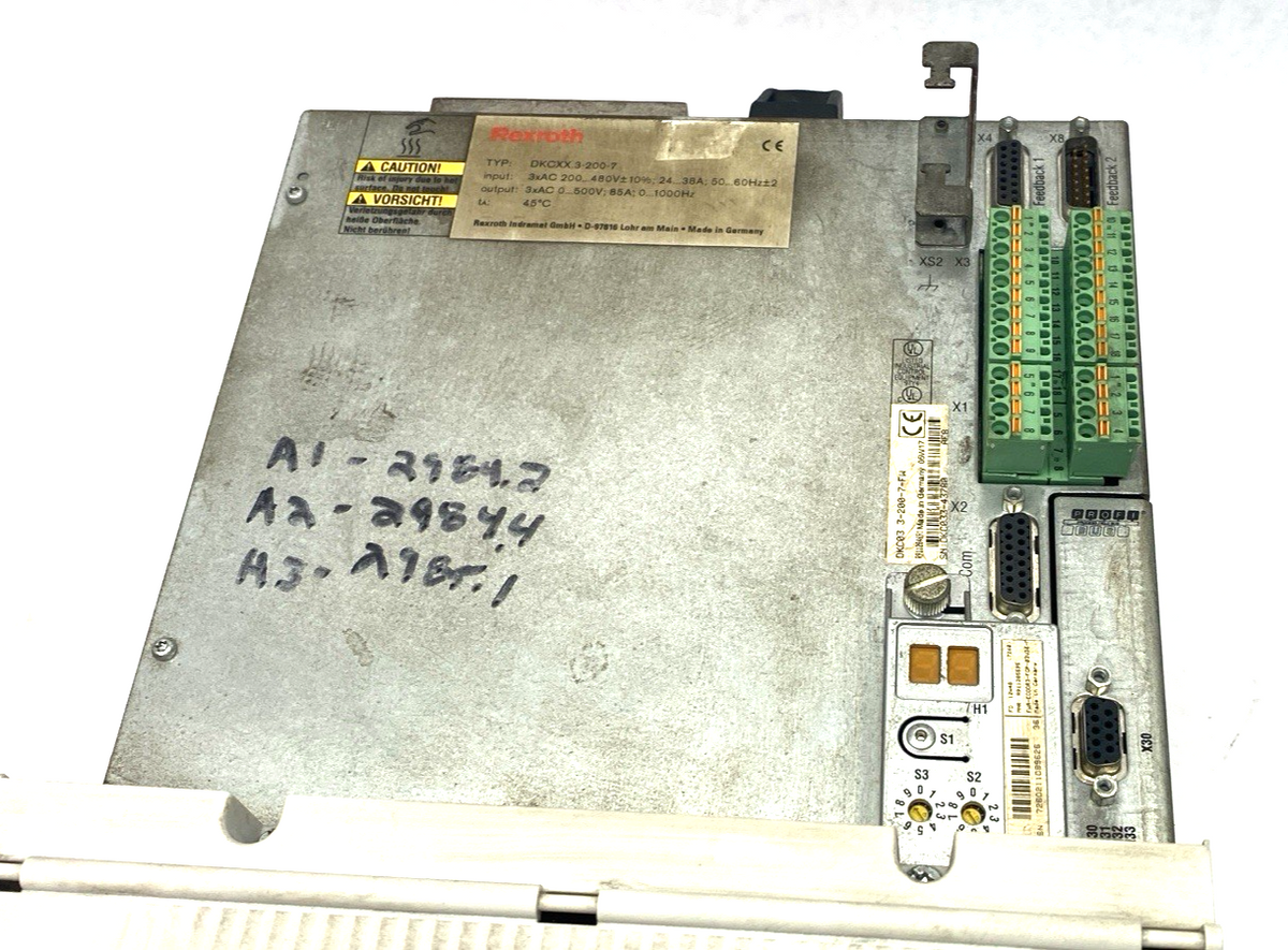 Bosch Rexroth R911284691 DKC Drive Controller 200-480V 200A DKC03.3-200-7-FW - Maverick Industrial Sales