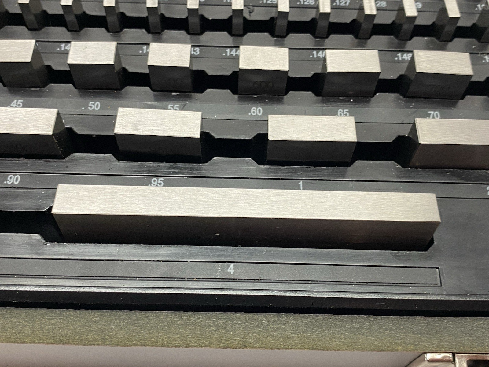 H02688 | ProCheck Rectangular Gage Block Set, Economy Grade 0.05 to 4 SET OF 81 - Used - Maverick Industrial Sales