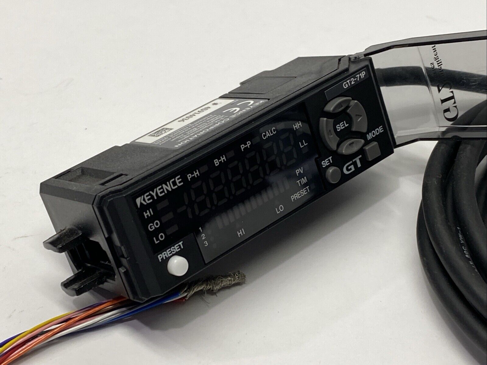 Keyence GT2-71P Digital Contact Sensor Amplifier Unit DIN Rail Type PNP - Maverick Industrial Sales