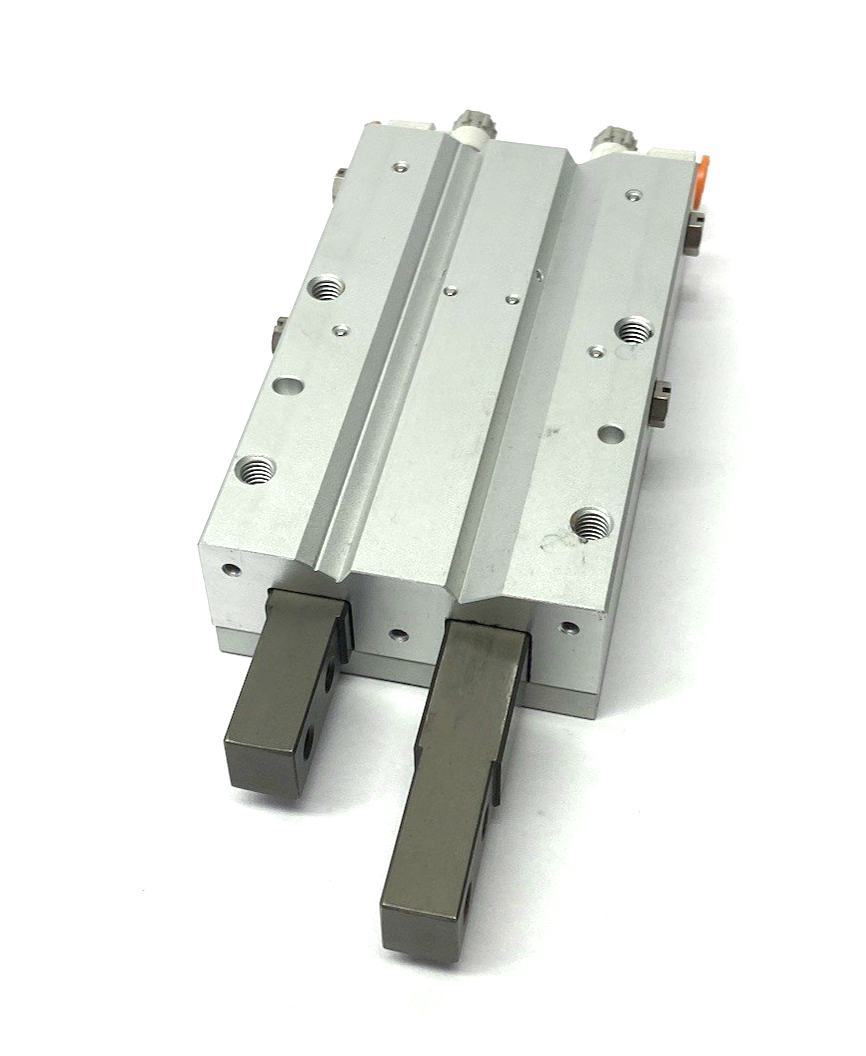 SMC MIW20-20D Slider Guide Escapement Cylinder 2 Sequential Fingers, 20mm Stroke - Maverick Industrial Sales