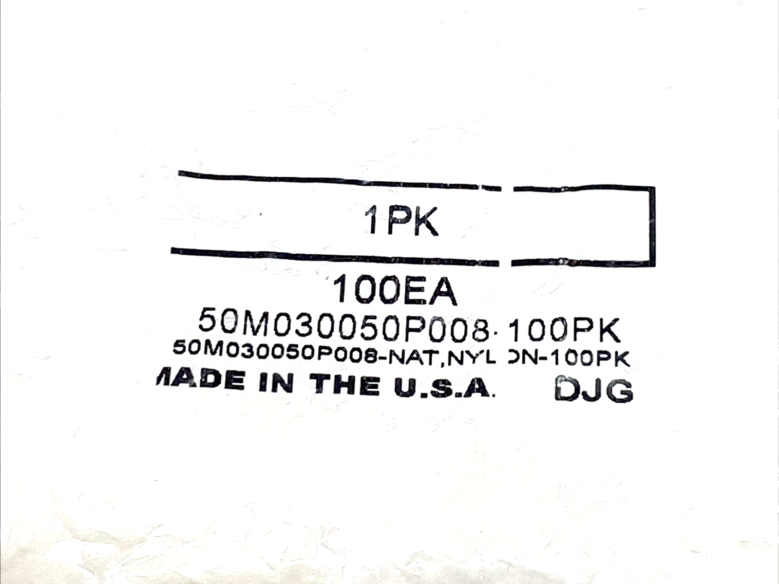 | Essentra 50M030050P008 Pan Phillips Screw M3 x 0.5 - 8mm Nylon White PKG OF 100 - New - Maverick Industrial Sales