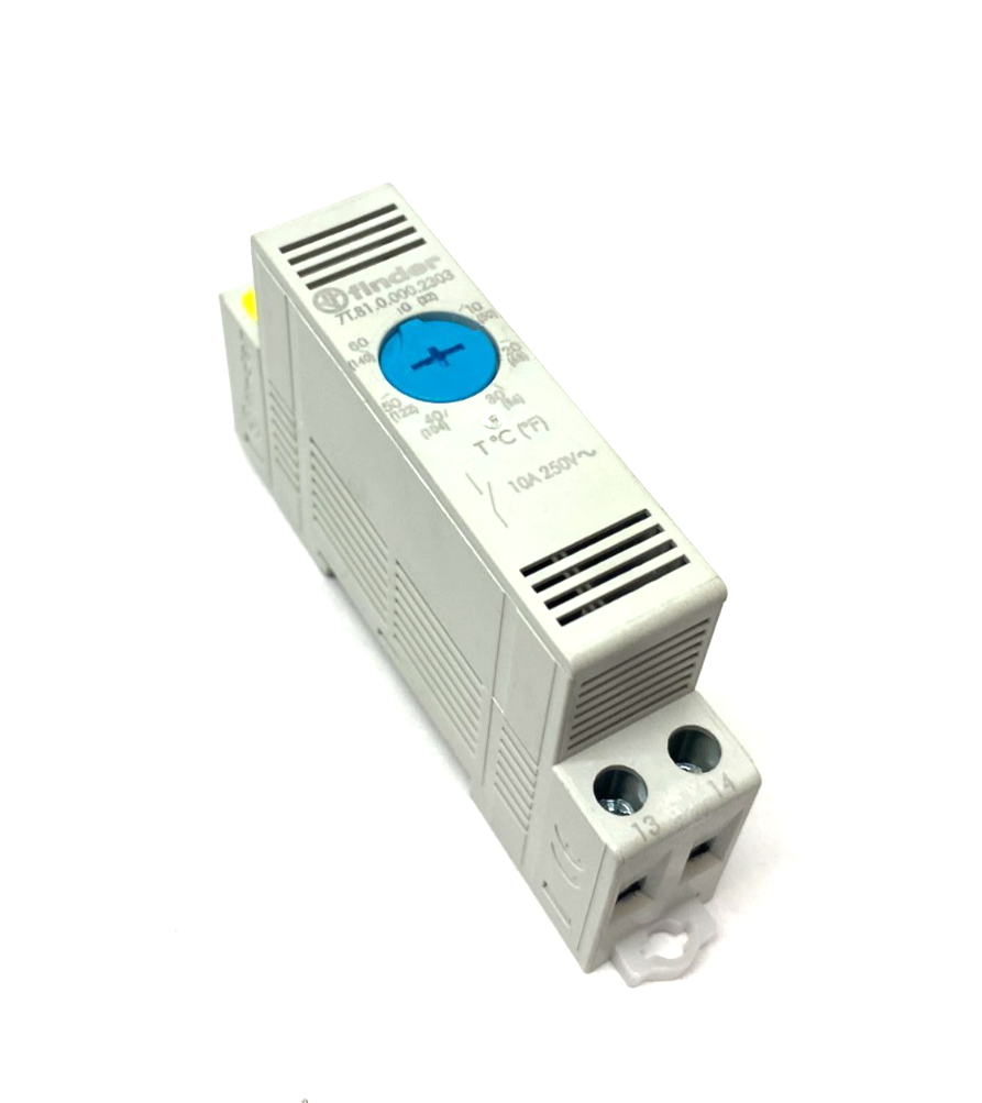 Finder 7T.81.0.000.2303 Miniature Panel Thermostat - Maverick Industrial Sales
