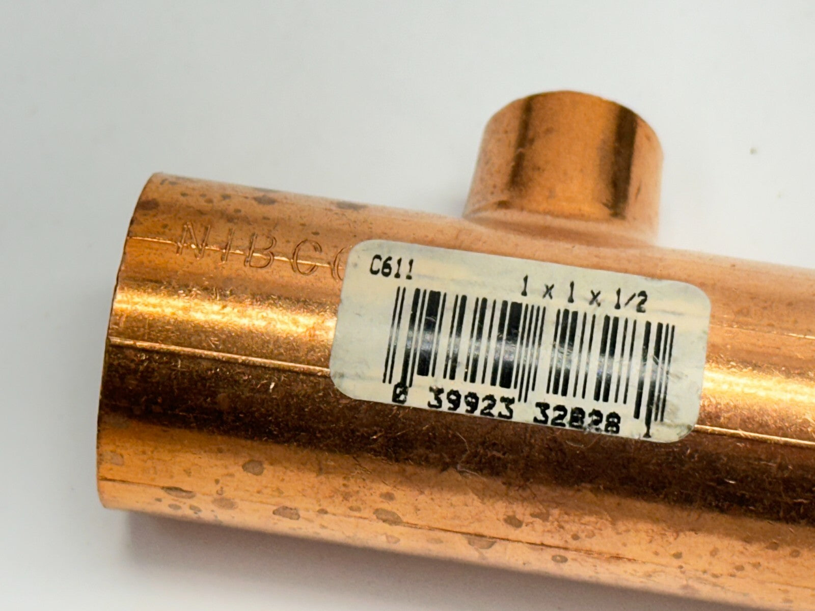 1" x 1" x 1/2" | Tee C x C x C Copper LOT OF 15 - New – Open box - Maverick Industrial Sales