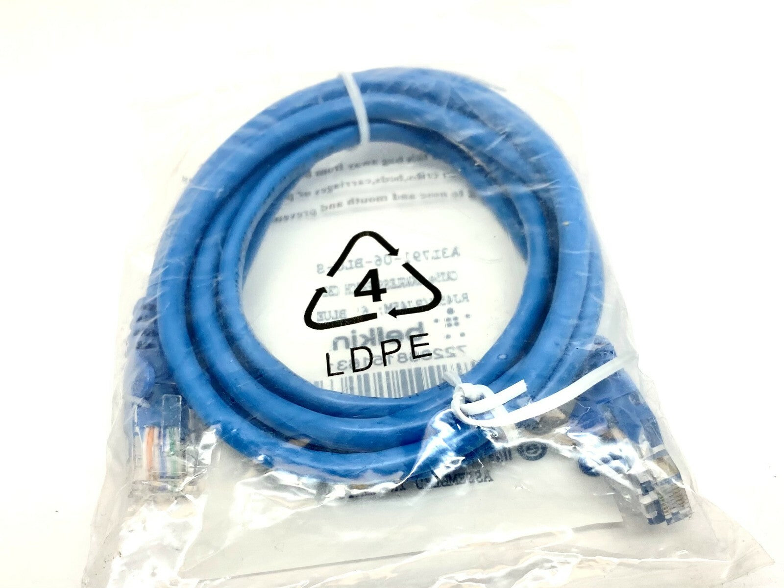 Belkin A3L791-06-BLU-S Patch Cable CAT5e RJ45M - Maverick Industrial Sales