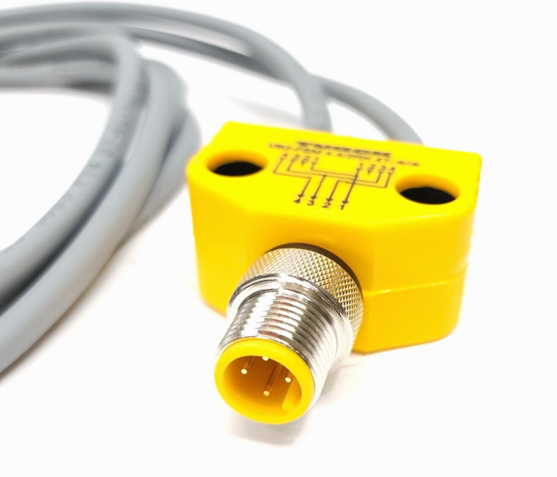 Turck VB2-FSM 4.4/2RK 4T-1/1 Daisy Chain 2-Branch Splitter M12 4-Pin 1m U0100-7 - Maverick Industrial Sales